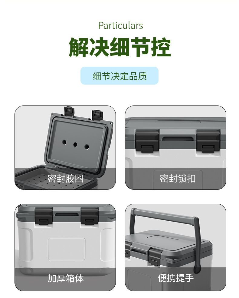 21L insulated box, prefabricated house insulated refrigeration box, portable outdoor picnic box for preservation pic 11