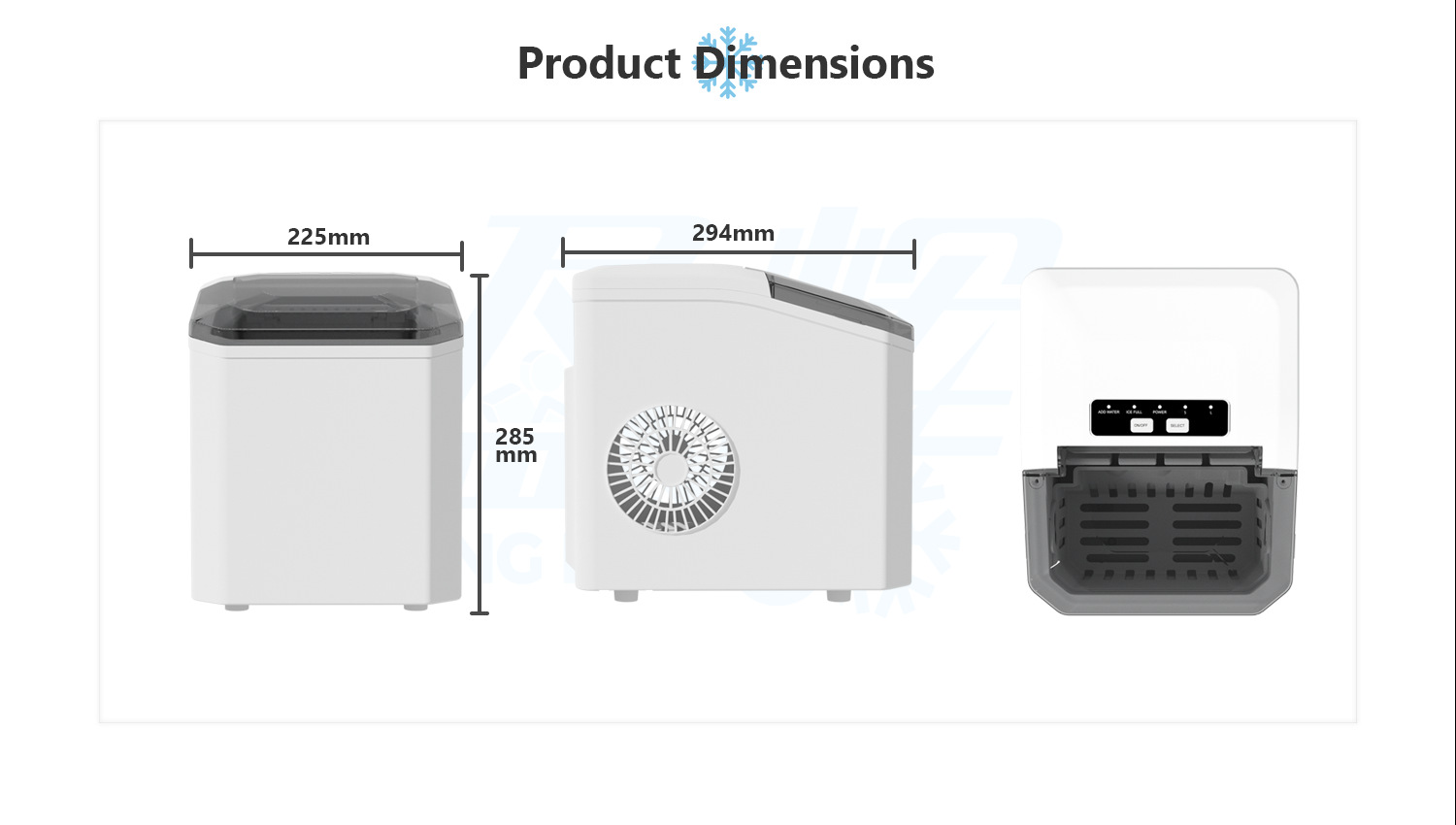 Small ice maker, household mini cube ice, dormitory desktop portable, fully automatic intelligent bullet ice, cross-border ice making pic 35