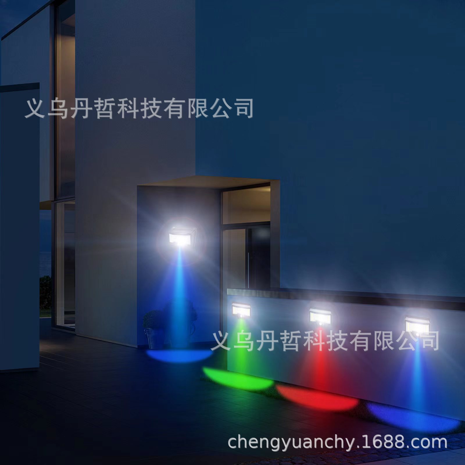 High-power solar outdoor lamps, waterproof courtyard wall lamps, home garden and villa human-sensing lighting street lamps pic 8