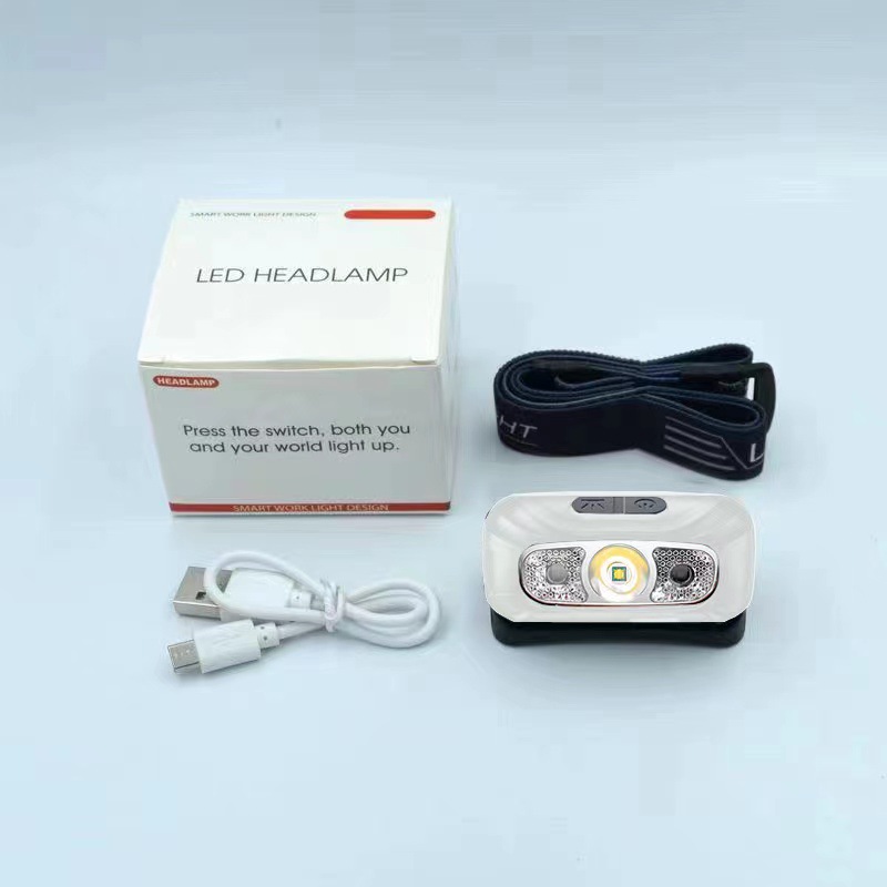 Rechargeable sensor headlamp, ultra-long battery life, intelligent LED night fishing, portable strong light night running headlamp, outdoor pic 14