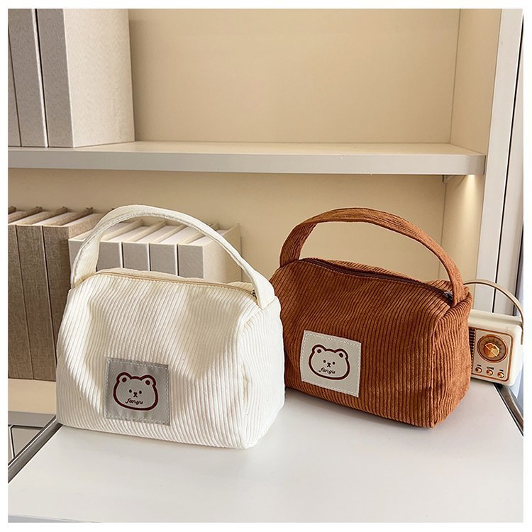 A new large-capacity corduroy bag for women, a versatile single-shoulder crossbody bag for autumn and winter, and a high-end pillow bag for women pic 16