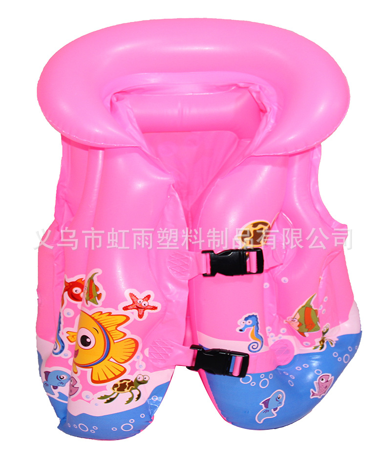 儿童游泳大浮力背心中小童通用初学者游泳装备专业充气马甲救生衣详情19