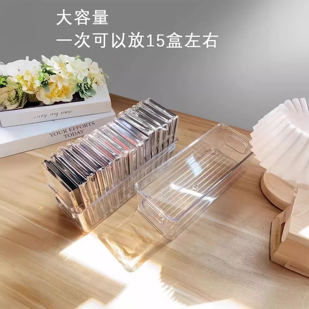 Wholesale of transparent eyelash box dedicated storage box tools, desktop organization stand, and portable display box for eyelash extension pic 8