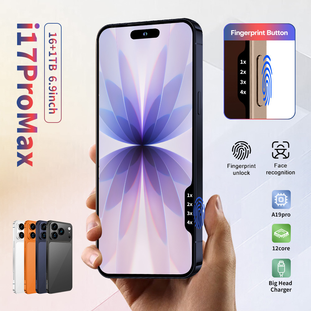 I17promax Cross-border 6.9 Dynamic Island inch Android 4+64G Global Compatible true 4G smart phone 8-core high-definition screen factory wholesale price pic 18