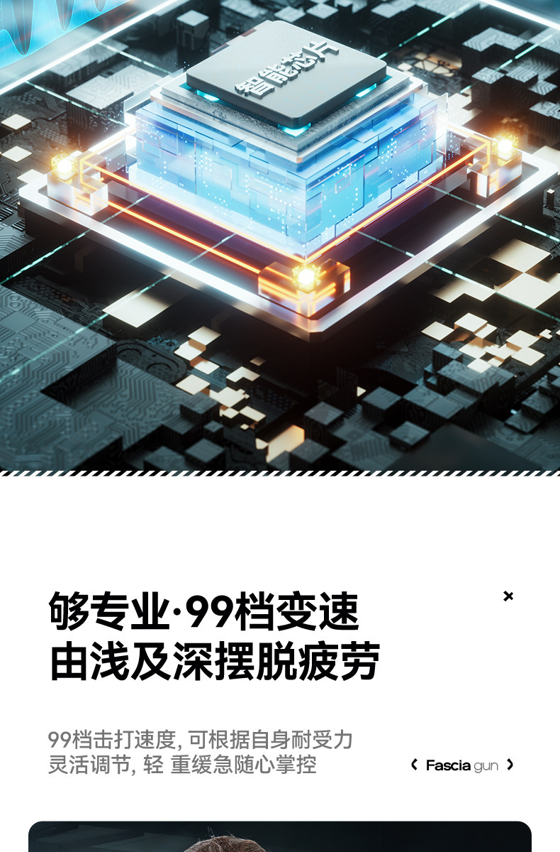 本博筋膜枪充电款多功能按摩枪颈膜枪肌肉按摩器电动专业放松跨境详情14