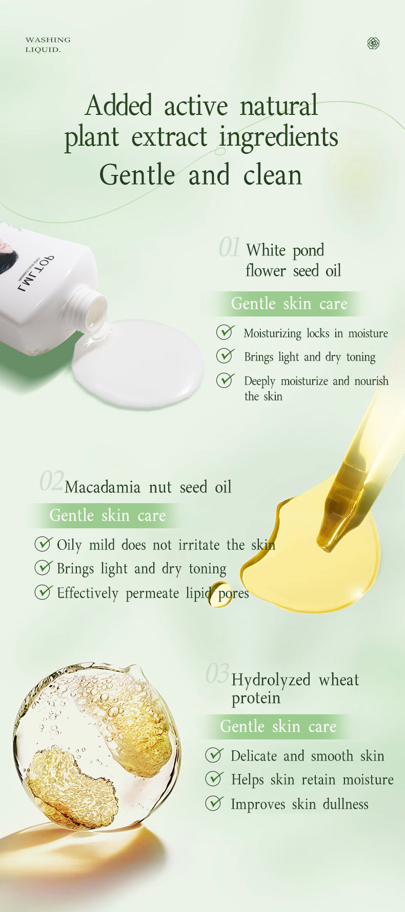 LMLTOP 轻盈香氛沐浴露500ml 持久留香沐浴液 跨境专供VN LML2092详情9