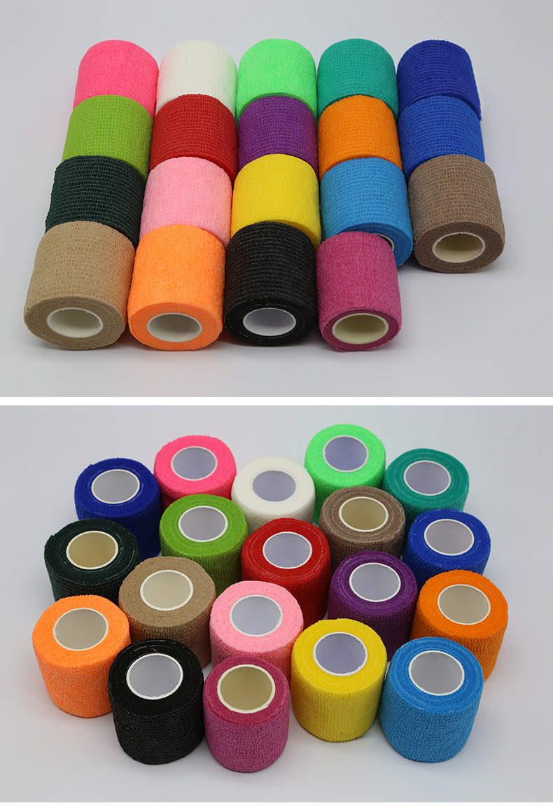 Elastic bandages, finger protection bandages, non-woven fabric self-adhesive bandages, sports finger elastic bandages are in stock and available for direct shipment pic 10