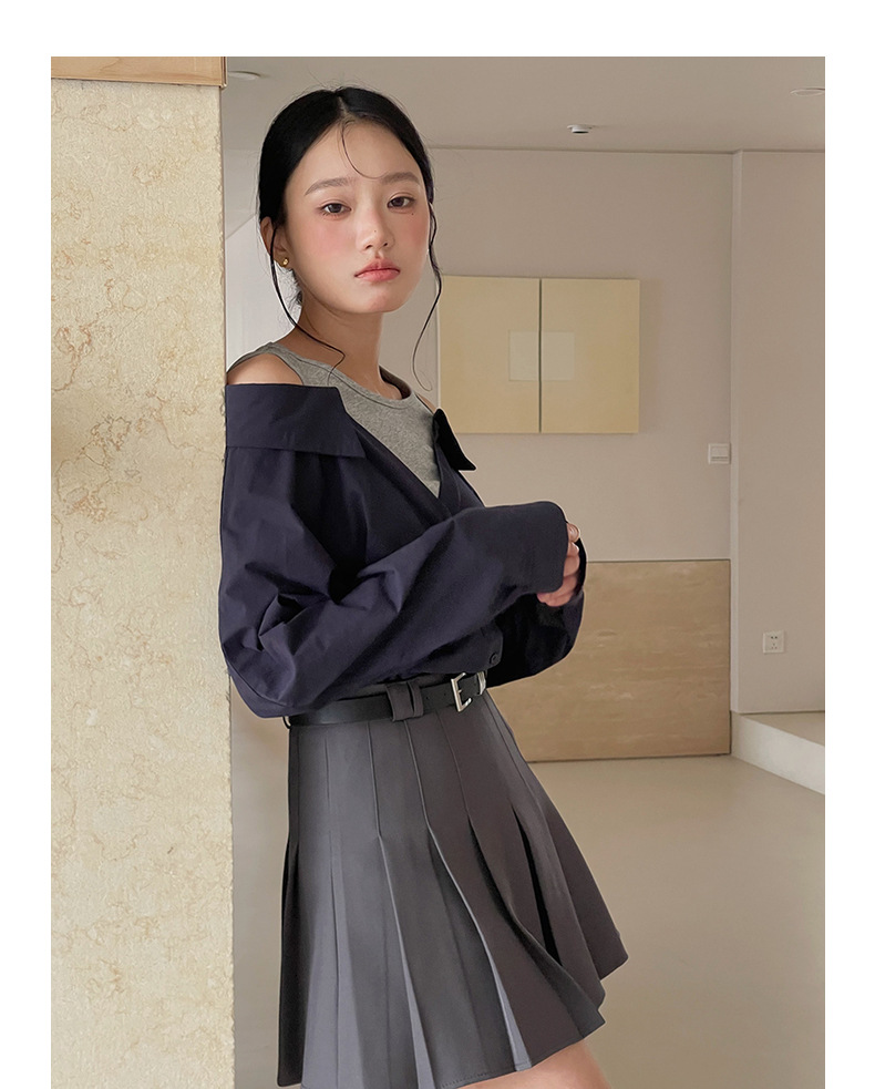 【主推 首尔私校百褶裙】高腰显瘦A字jk短裙女夏新款半身裙N127B详情42