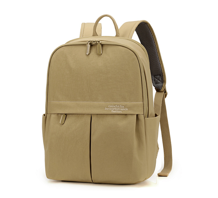 New cross-border large-capacity backpacks for high school boys and girls, simple and solid color backpacks for casual short trips and business trips, computer bags on both shoulders pic 18