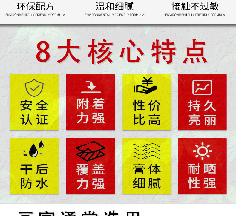 丙烯颜料大罐100ml500ml环保专业水粉画防水墙绘美术颜料涂鸦材料详情3