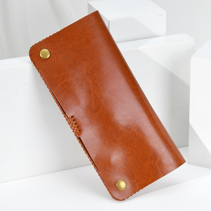 Hairstylist supplies scissors bag, genuine leather tools storage bag, hairdressing scissors bag, barber shop clipper, comb, scissors bag pic 7