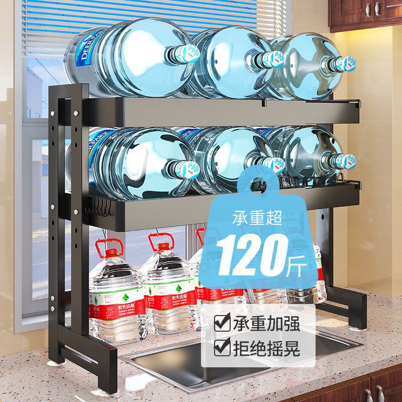 新款家用厨房水槽置物架多功能可伸缩洗碗控水池台面碗碟厨具收纳详情20