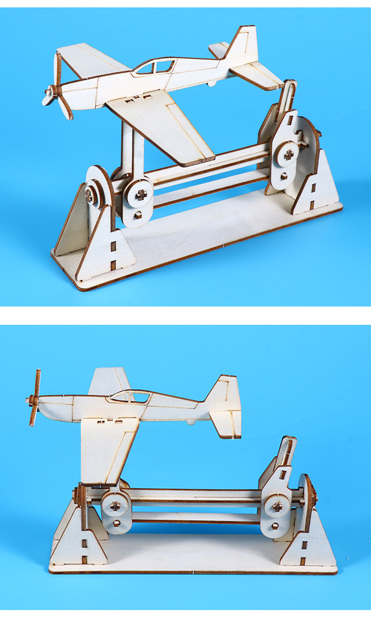 Simulation aircraft piloting physical science experiment model material package, small science and technology production, educational toys set pic 8