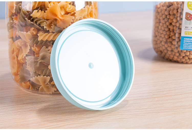 Packaging bottles, storage cans, plastic food cans, storage cans, grains and cereals, kitchen snack sealed cans, storage boxes pic 6