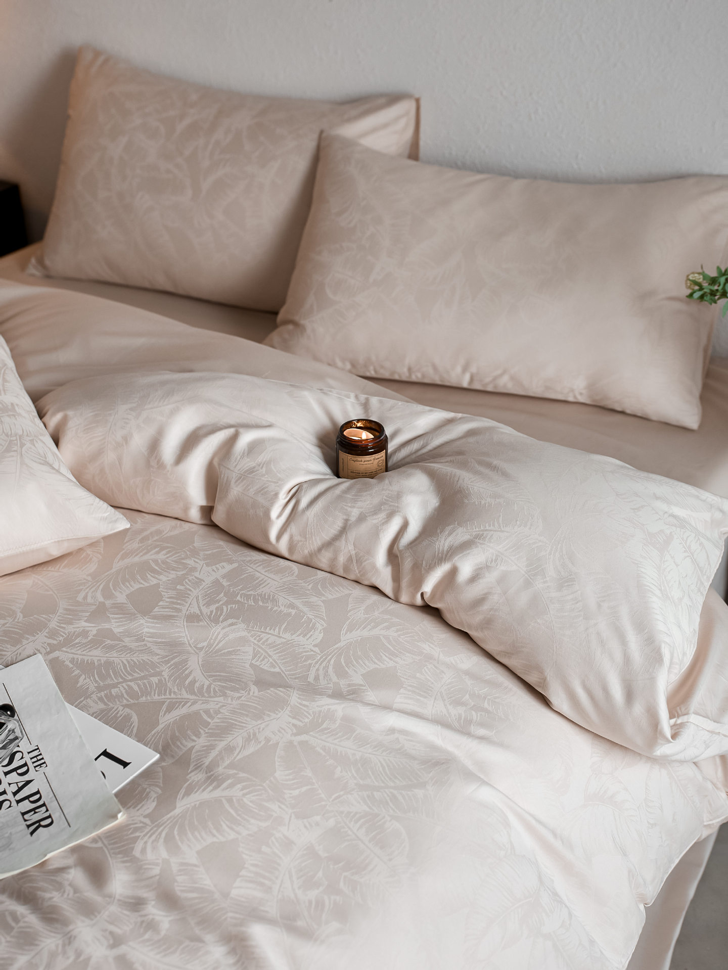 100-piece Xinjiang long-staple cotton all-cotton brocade jacquard four-piece set, high-end light luxury quilt cover and bed cover, pure cotton all-season style pic 49