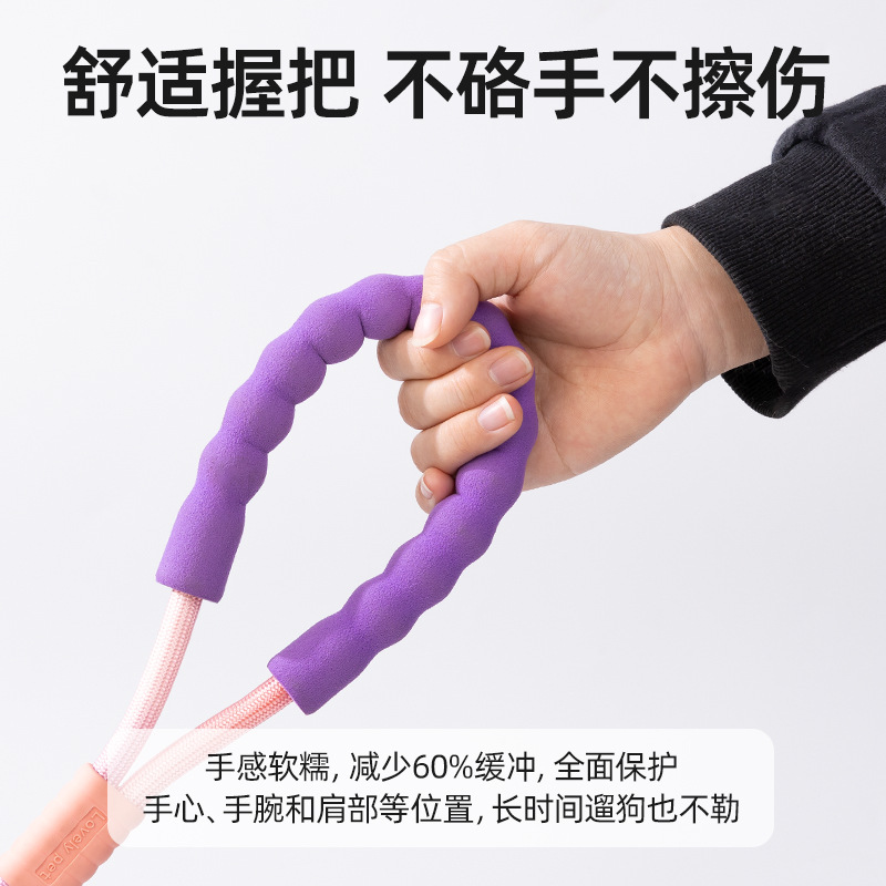 狗狗牵引绳防爆冲p绳中小型犬防挣脱链大型犬拴狗绳套脖遛狗用品详情6