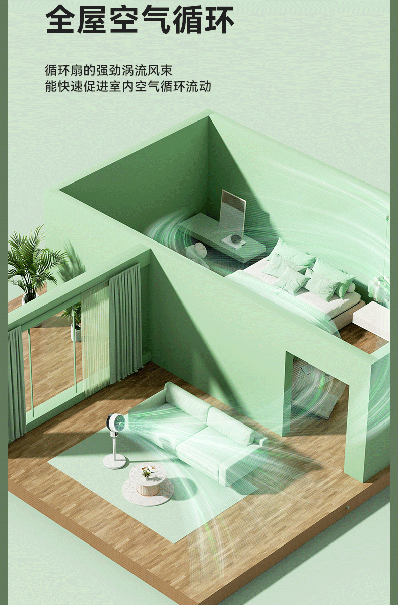 骆驼空气循环扇家用语音遥控对流落地扇静音台地两用电风扇一件发空气循环扇循环空气扇	空气循环扇超静音	空气循环电风扇	详情8