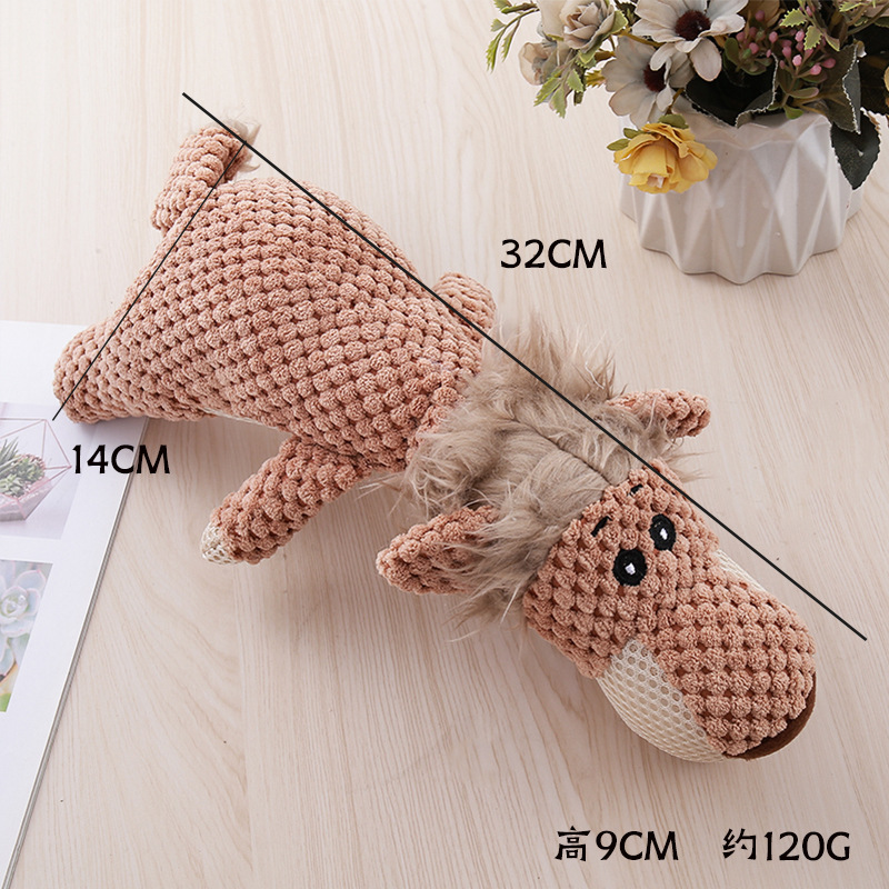 Plush dogs make sounds, grind their teeth, and are durable. Pet toys, pet supplies, cat and dog toys, factory in stock, wholesale, cross-border pic 11