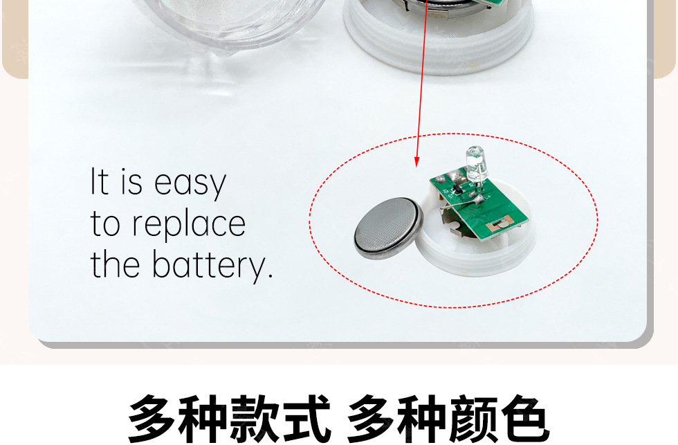 led电子感应浮水蜡烛灯遇水即亮防水无烟氛围灯圣诞情人节装饰灯详情15