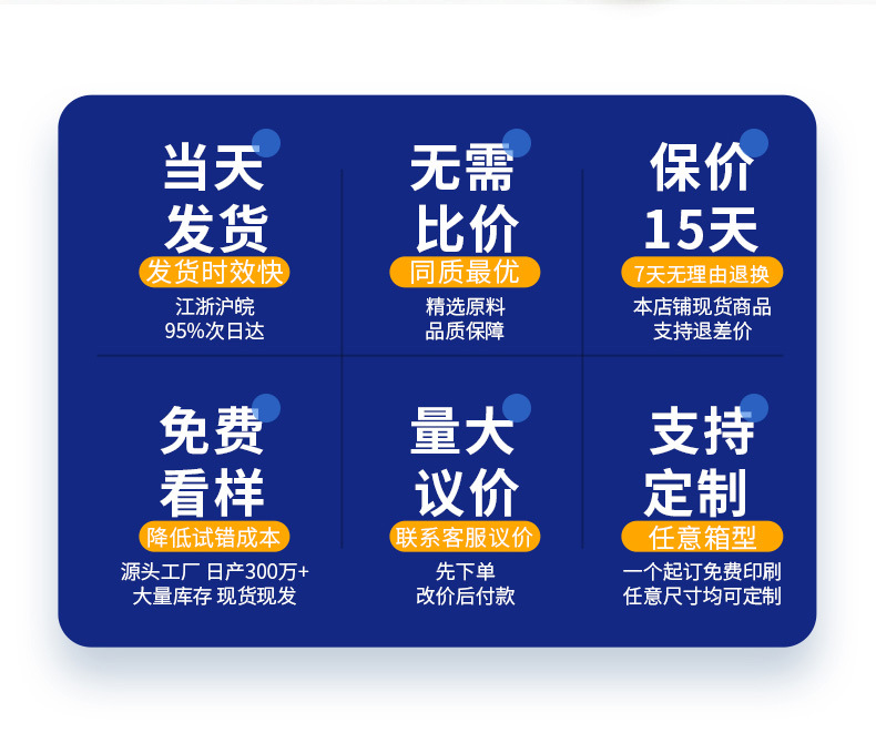 飞机盒批发服装首饰包装盒打包盒3层特硬ins风高颜值快递纸盒纸箱详情6