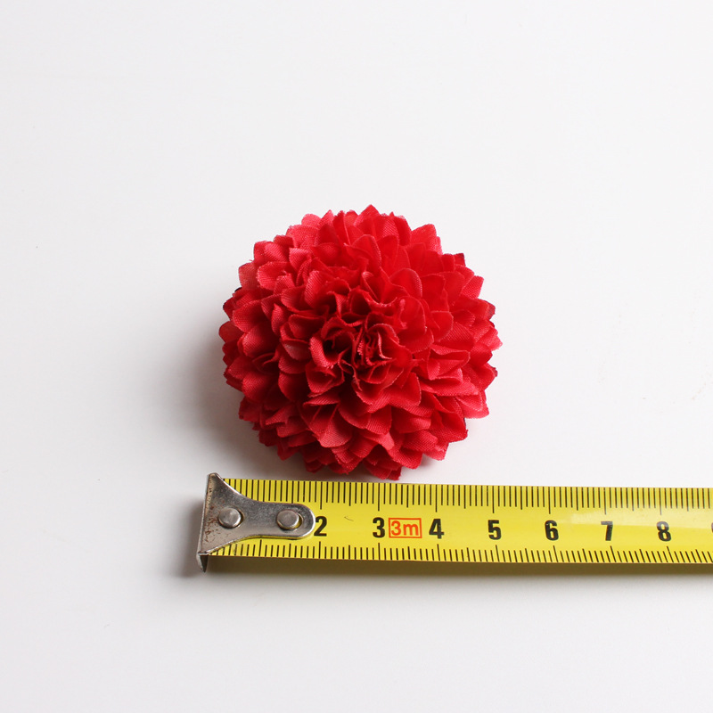 仿真千层菊花头圆菊球菊仿真花DIY服装胸花头饰配件假花批发详情1