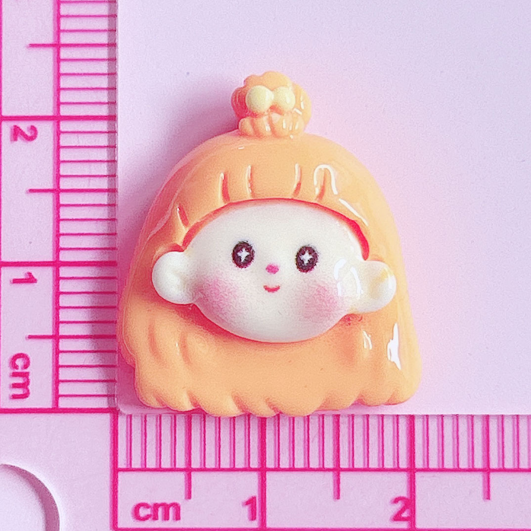 Design illustration, doll head decoration accessories, diy hair ornaments, pendants, accessories, handcrafted creative material stickers pic 16