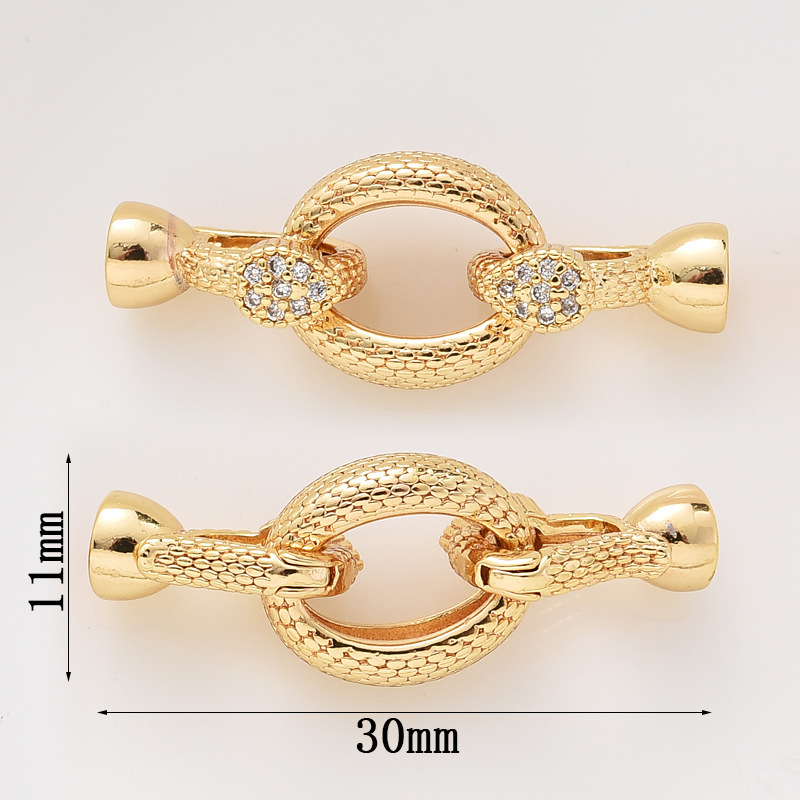 Zhuji pearl necklace buckle 8-shaped buckle, handcrafted end buckle, connecting buckle, mother-and-child buckle, sweater chain, universal buckle, DIY accessories pic 12