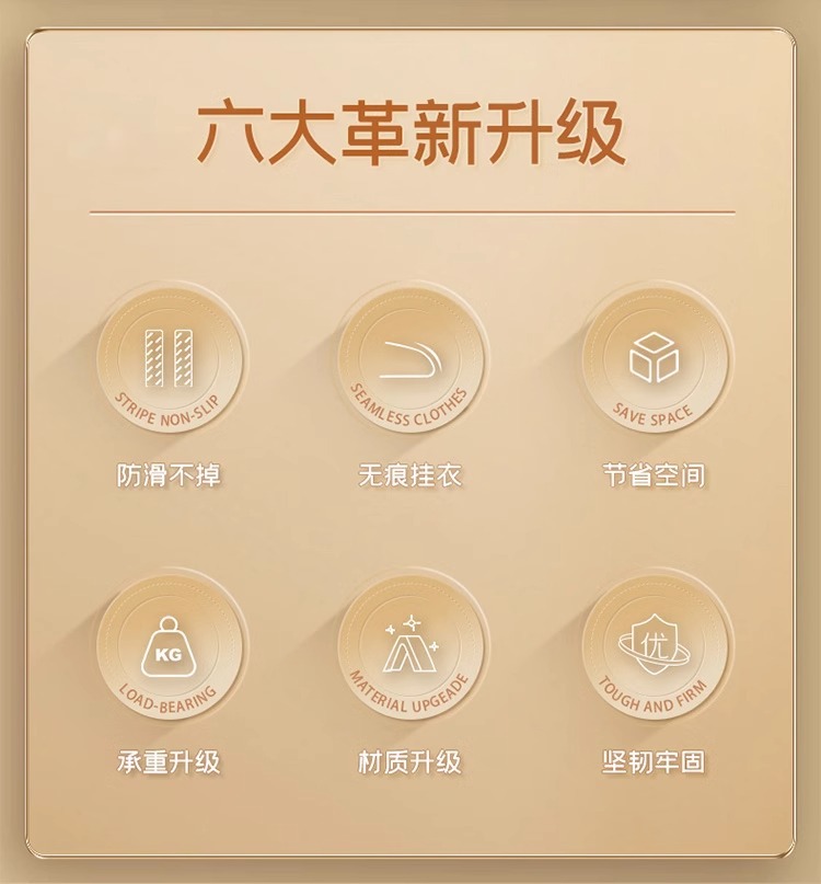 衣架家用挂衣宽肩无痕防肩角不起包加粗加大西装挂架防滑大衣撑子详情3