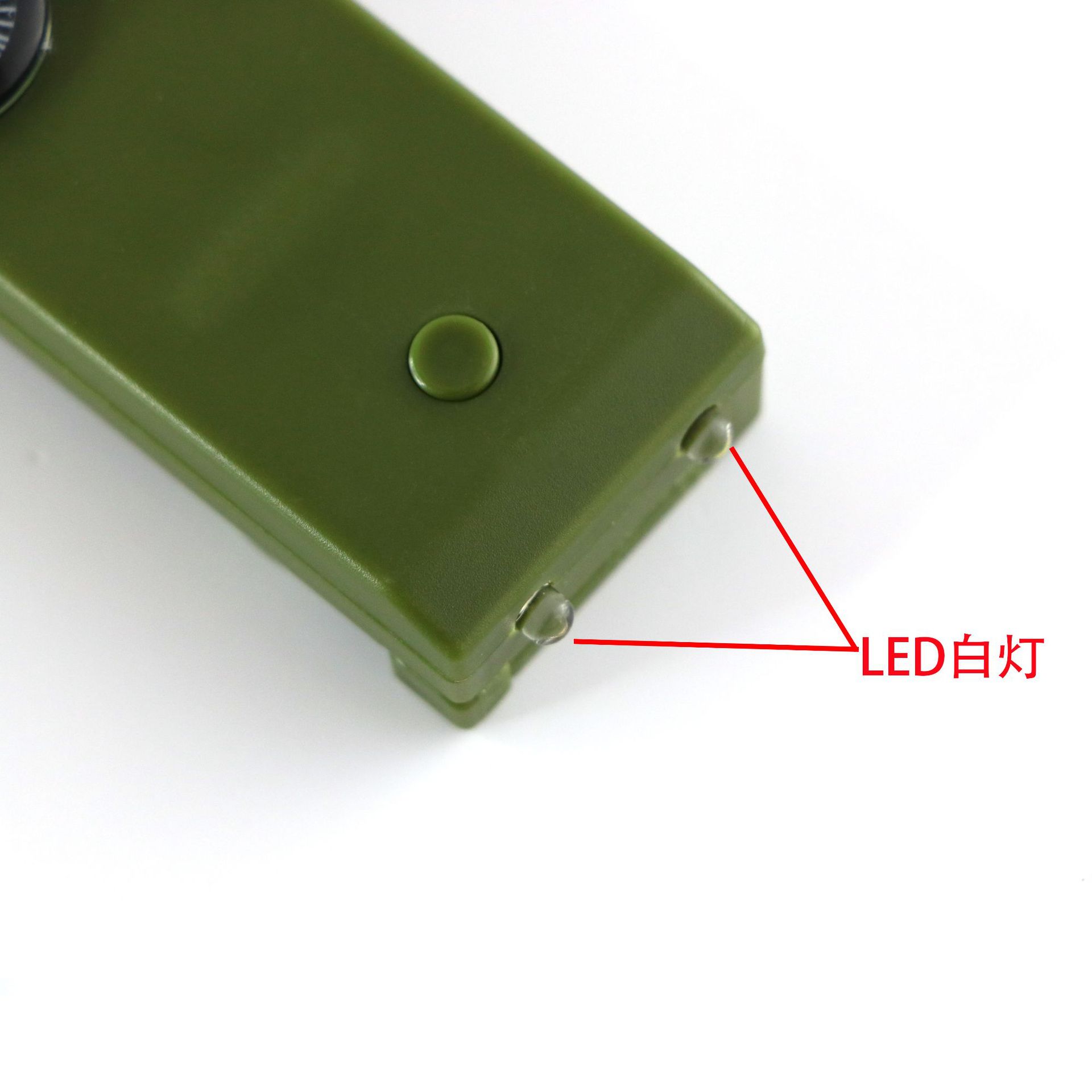 Outdoor five-in-one multi-functional whistle, survival whistle, rescue whistle with LED light, telescope, compass, 5-in-1 pic 14