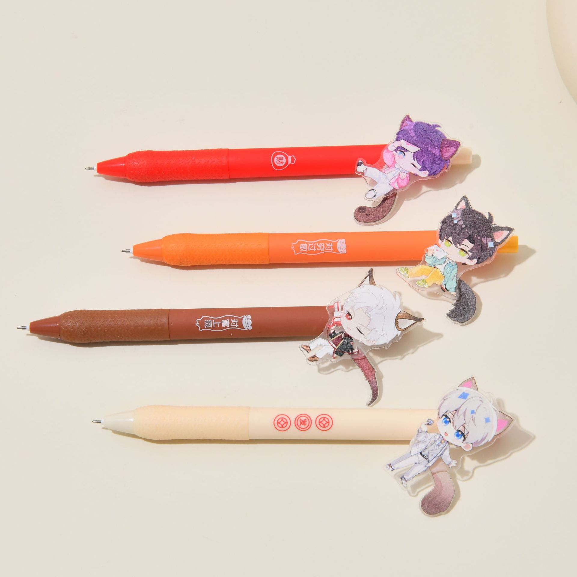 New 2D tail press pen gel pen with cute and fun design, gel pen special stationery for primary school students wholesale pic 5