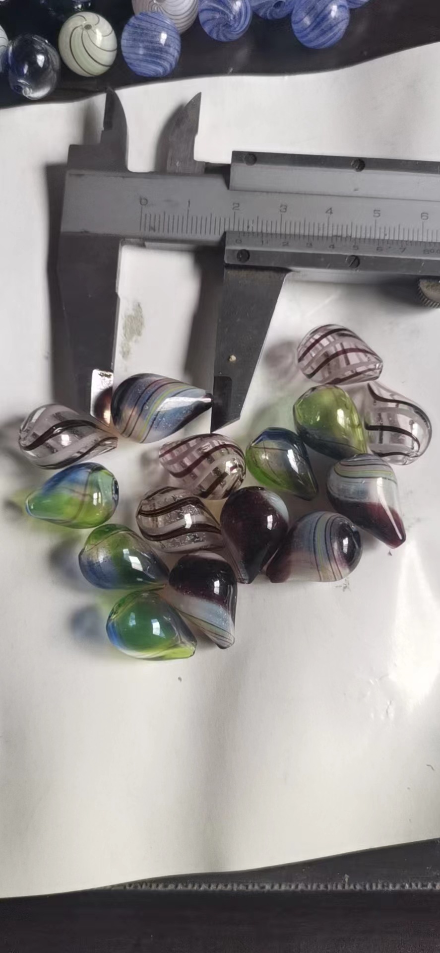 古法琉璃复古彩色空心琉璃珠琉璃泡泡琉璃球DIY仙女耳环手链项链详情12