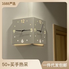 Feather light luxury style wall clock, simple and modern wall decoration for the living room, personalized, creative and fashionable watch, household clock accessory pic 11