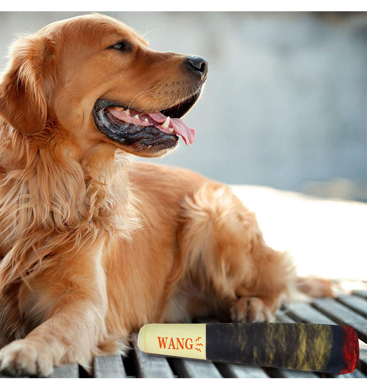 Customized dog vocal cigar model plush toys, pet-shaped cute gifts wholesale plush dolls, stuffed toys, dolls pic 21