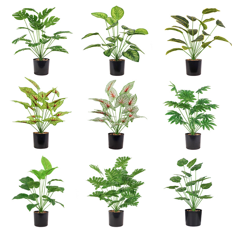 亚马逊室内装饰仿真多肉植物盆栽复古假花盆景家居客厅桌面摆件详情4