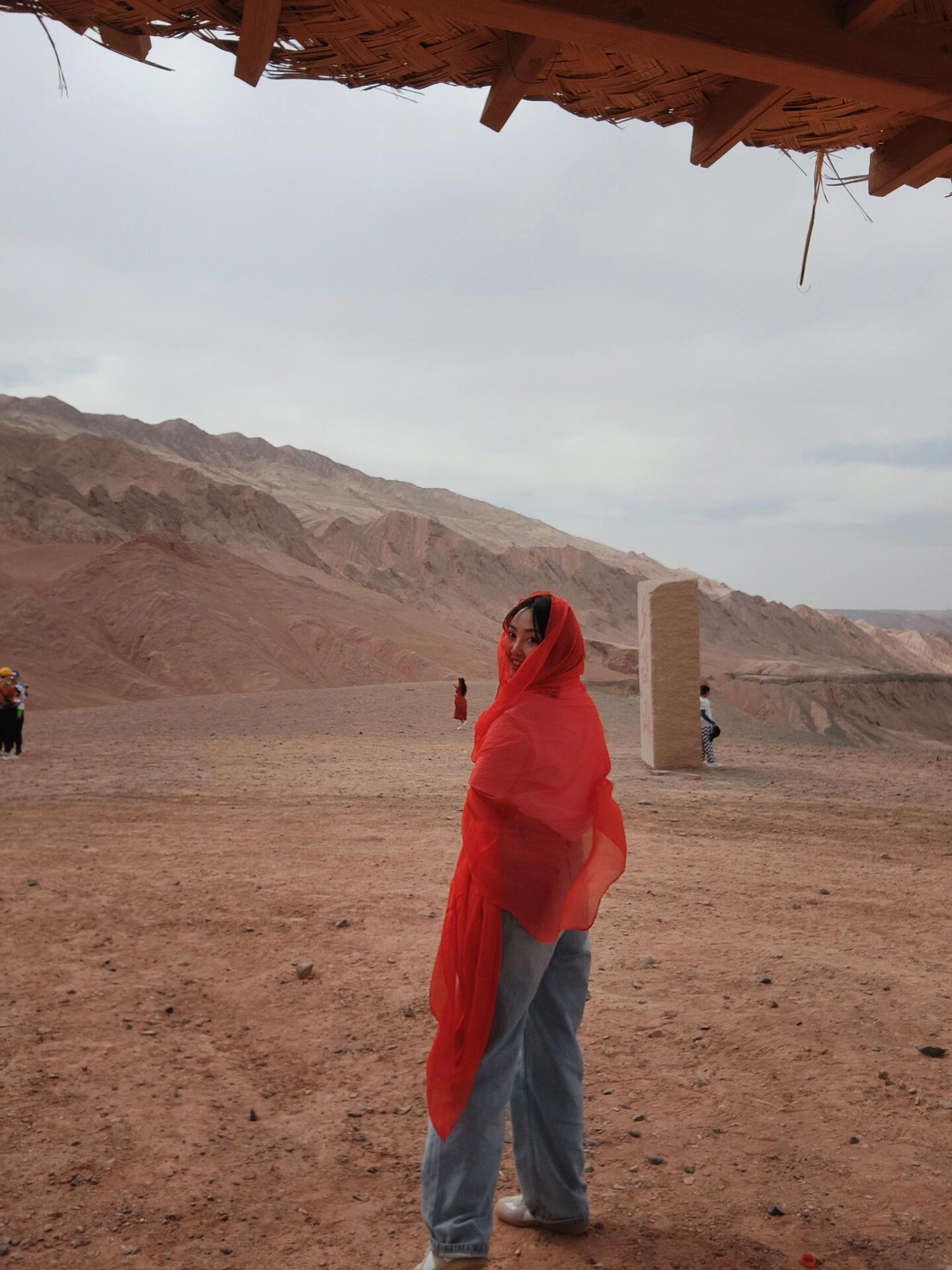 超大防晒丝巾迪拜清真寺沙漠旅游拍照头巾雪纺民族风披肩围巾女详情23