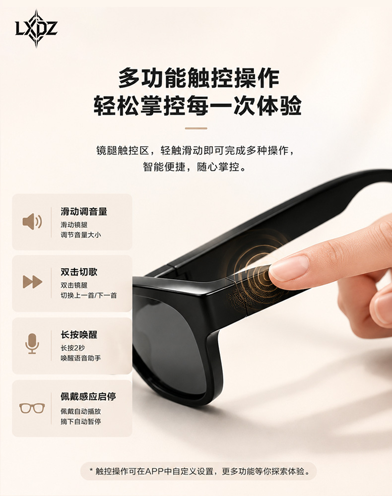 智能眼镜防紫外线新款男女士时尚百搭墨镜潮流方框简约太阳镜大框详情12