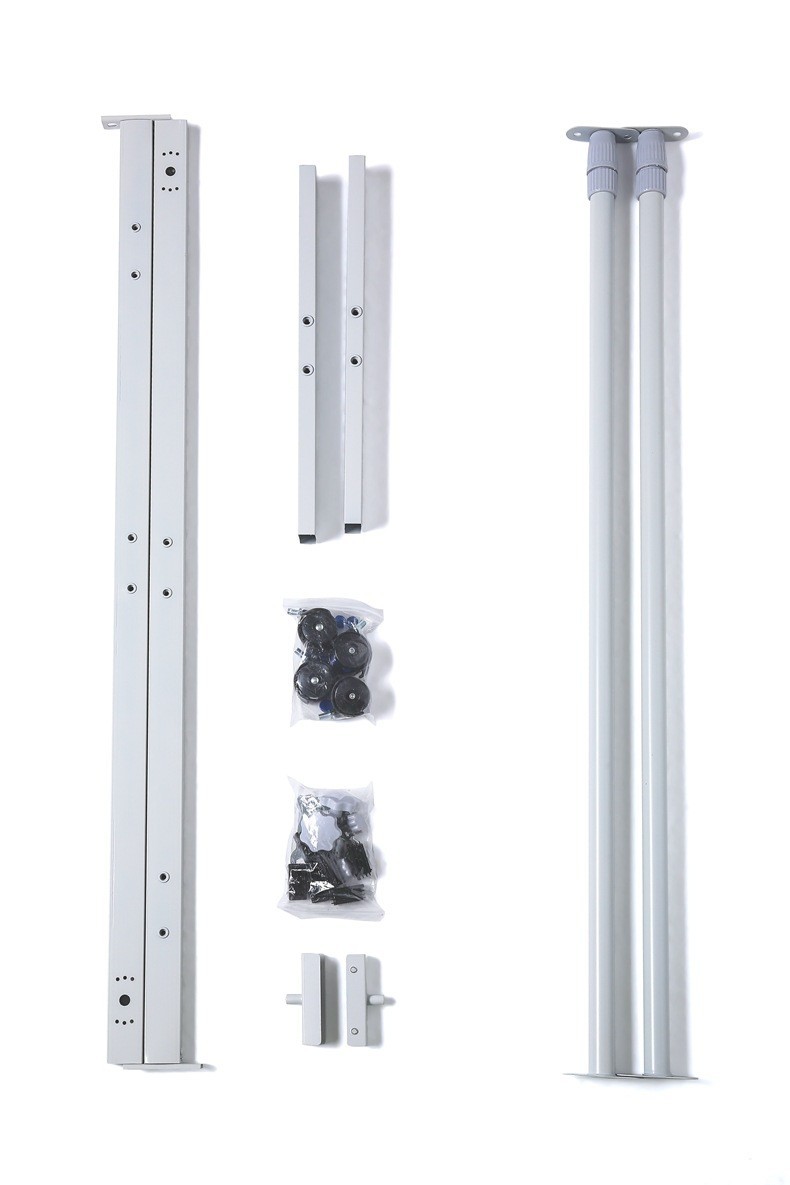 The T-555 whiteboard stand in stock is adjustable, and the display cabinet has a mobile bracket. It is universal, thickened and very stable for blackboards and green boards pic 10