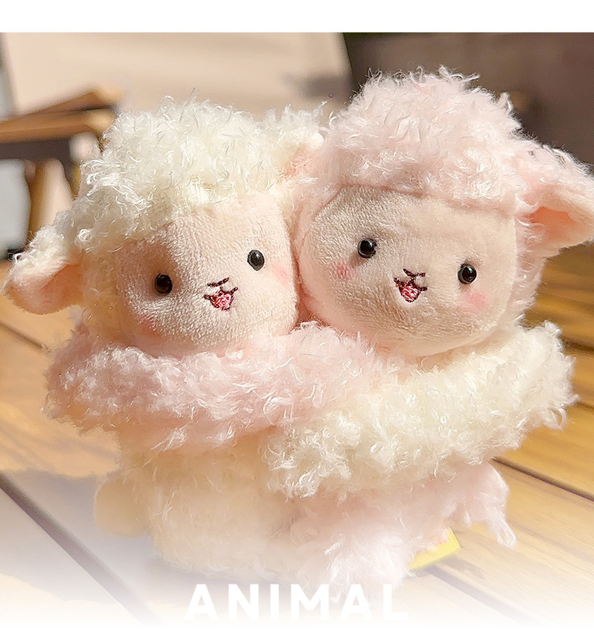 Best friend style puppy plush keychain schoolbag pendant pic 5