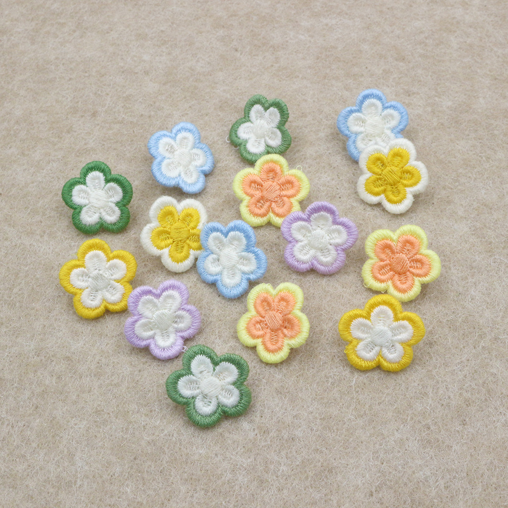 60枚一盒彩色可爱刺绣花图钉幼儿园照片墙装饰图钉太阳花按钉图钉详情1