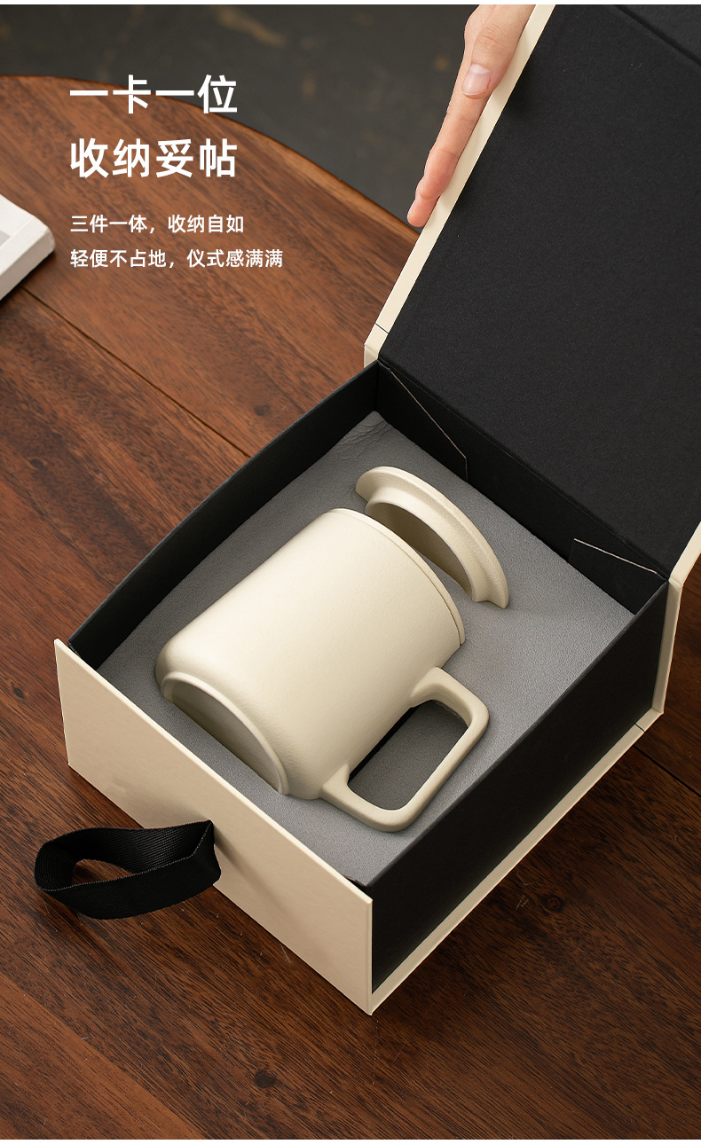 茶水分离杯陶瓷办公室家用简约带盖过滤实用礼品个人专用泡茶杯子详情10