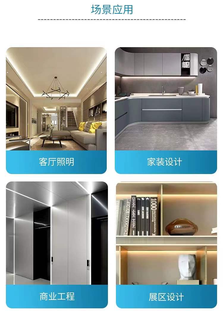 12v5v dual-color temperature LED surface mount light strip, 2835 three-tone light, 120 lights, 180 lights, self-adhesive intelligent mirror soft light strip pic 12