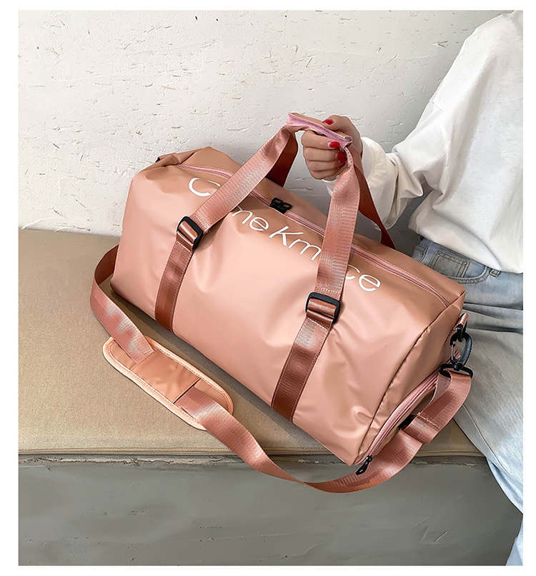 可套拉杆大容量手提旅行包通用干湿分离运动健身收纳包出差行李包详情50