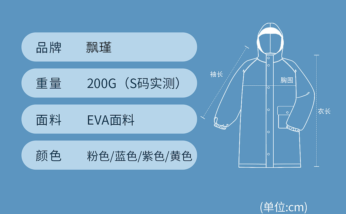 雨衣儿童5-12岁男女儿童雨衣加厚加长上学专用连体大童书包位雨披详情22