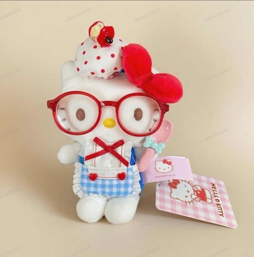 hellokitty plush toy, genuine Hello kitty doll, cute kt cat doll bag pendant pic 8