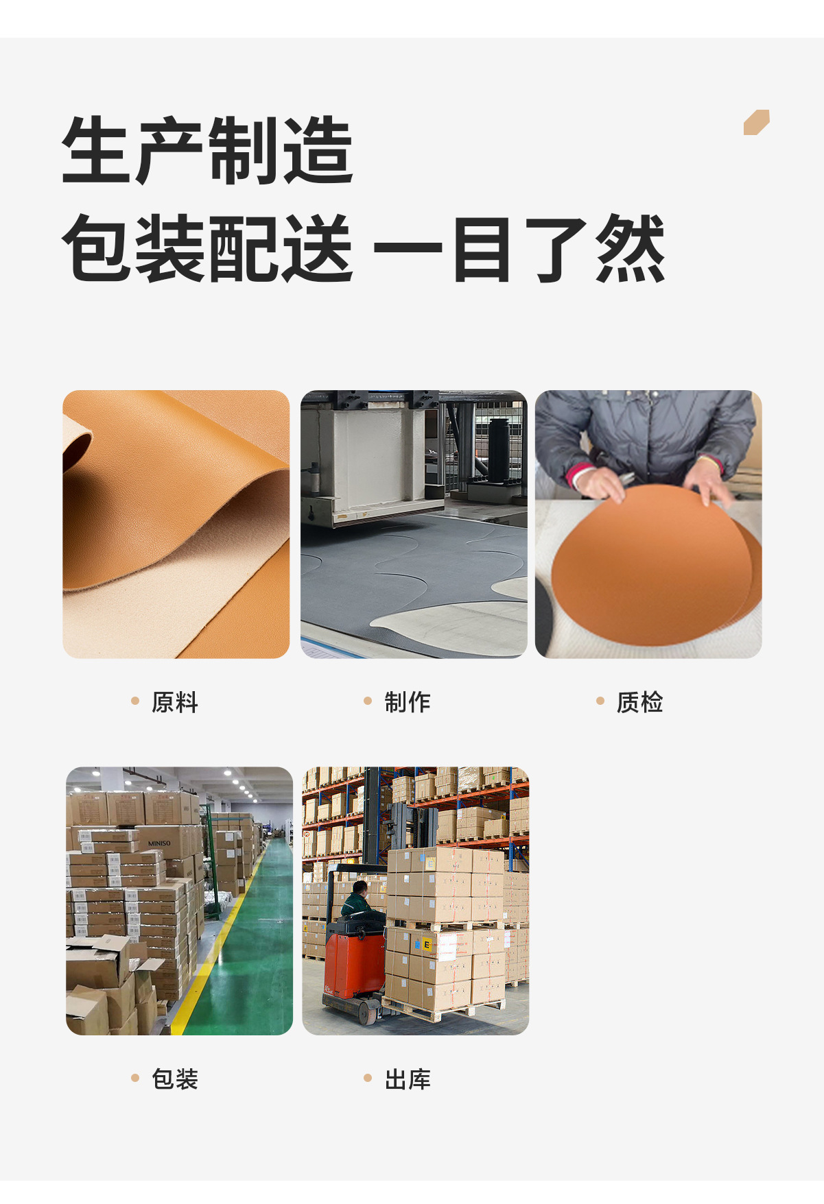 家用隔热垫北欧轻奢风 防水防油防烫西餐垫 牛皮纹皮革餐垫桌垫详情14