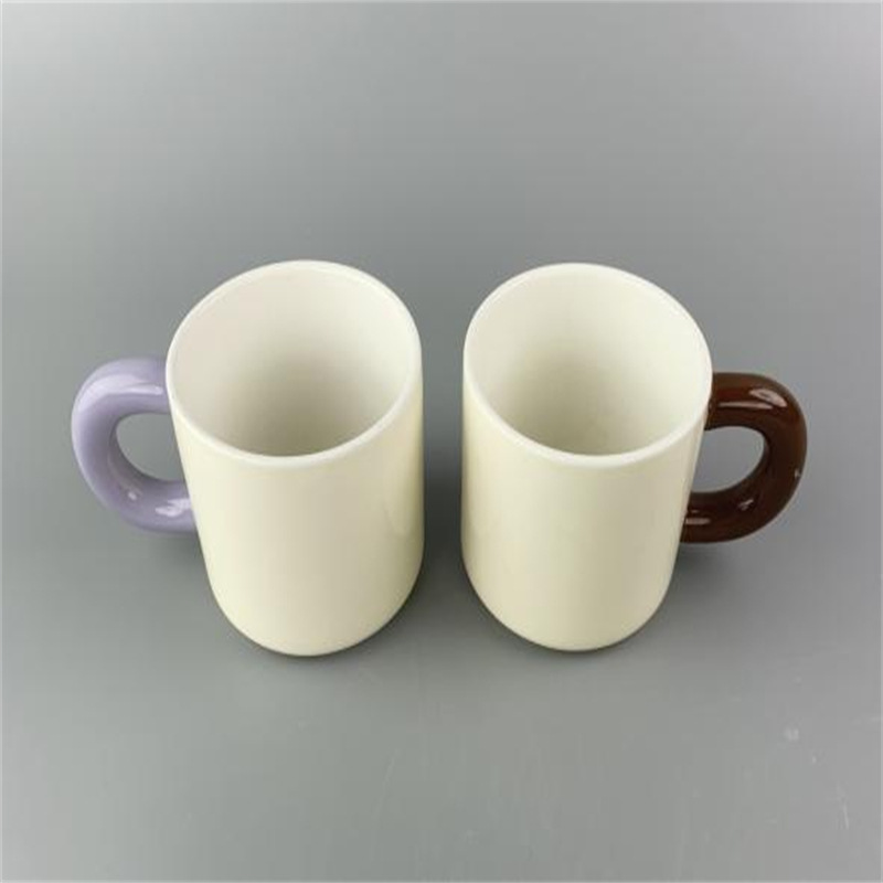 现货高颜值设计感渐变手捏纹杯子女生咖啡杯家用喝水杯情侣漱口杯详情11