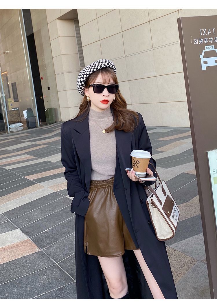针织打底衫女早春今年流行的漂亮内搭半高领毛衣修身长袖中领上衣详情8