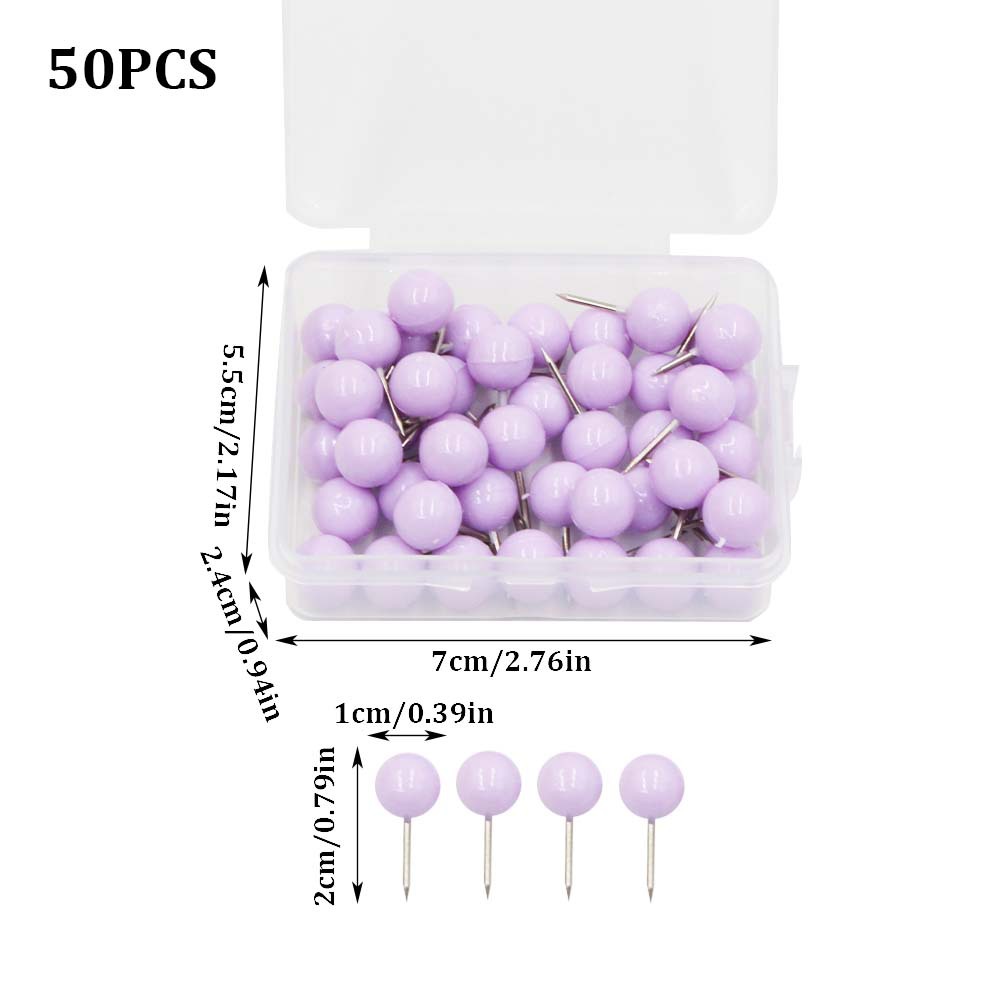 Creative color macaron color series 9.5*20MM round earth thumbnail, cork board decorative thumbnail, photo wall nail pic 6