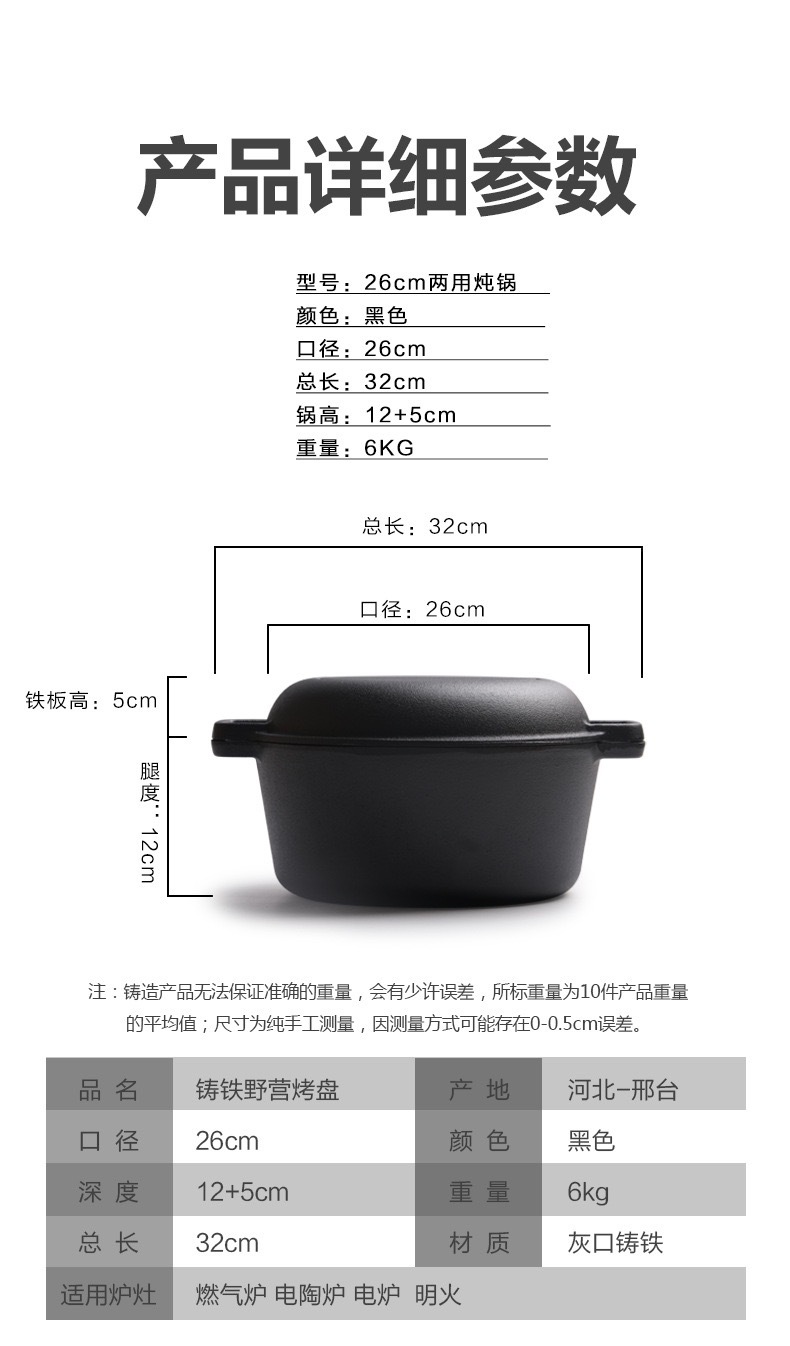 黑色不粘锅家用炒锅煎锅18cm炒菜锅家庭厨房用具详情3