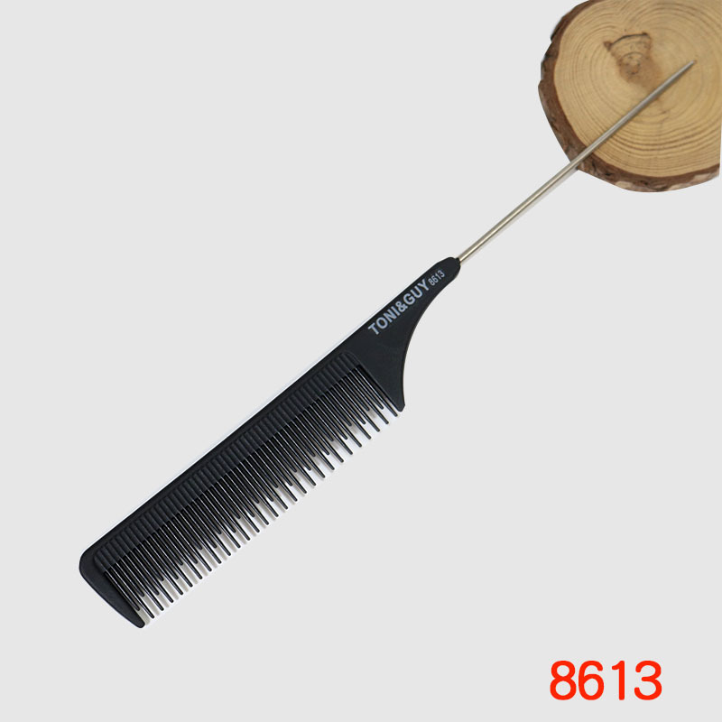 Five-needle comb, a special pointed-tail comb for makeup artists, is designed for updo hairdressing, texturing, and creating five-pronged and five-toothed hair seams pic 10